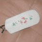 Vintage 1930's White Beaded with Point de Beauvais Eyeglasses Case