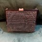 Vintage 1950's Rhinestone Covered Black Evening Bag Purse