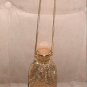 Vintage Whiting & Davis Gold metal mesh Gate-Top Purse with Long Chain