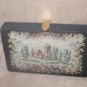Vintage 1930's Needlepoint Tapestry Clutch Purse