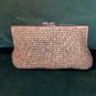 Vintage 1940's Rhinestone Covered Clutch Purse Evening Bag