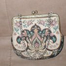 Vintage 1950's Needlepoint Tapestry Evening Purse by WALBORG
