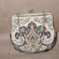 Vintage 1950's Needlepoint Tapestry Evening Purse by WALBORG