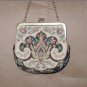 Vintage 1950's Needlepoint Tapestry Evening Purse by WALBORG