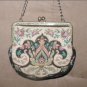 Vintage 1950's Needlepoint Tapestry Evening Purse by WALBORG
