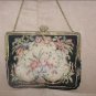 Antique 1920's PETIT-POINT Tapestry Evening Purse