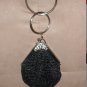 1960's Vintage Black Beaded Dance Purse