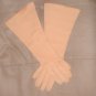 1940's Vintage marigold color Cotton Dress Gloves by Grandoe