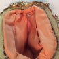 Vintage 1950's Whiting & Davis GOLD Metal-Mesh Evening Purse with Rhinestone Cla