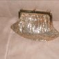 Vintage WHITING & DAVIS Gold Metal-Mesh Evening Purse