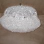 Vintage 1950's PALE PINK Beaded Evening Bag Clutch Purse