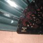 Vintage 1960's hand painted Folding Fan with Lace made in SPAIN