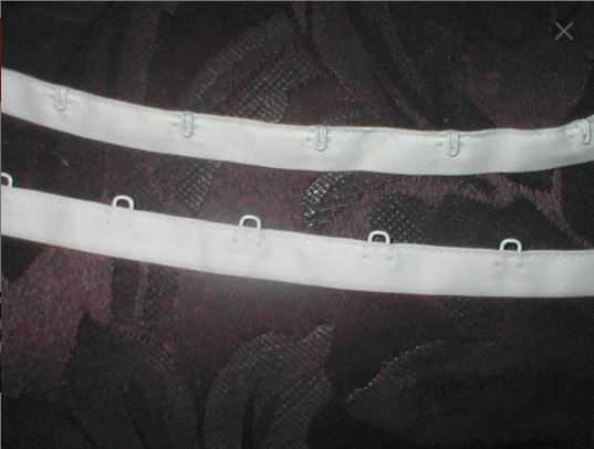 Hook and Eye Tape sewing notion
