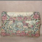 Vintage 1940's PETIT-POINT tapestry Evening Clutch Purse