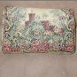 Vintage 1940's PETIT-POINT tapestry Evening Clutch Purse