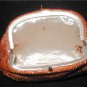 Vintage 1930's butternut color Beaded Evening Clutch Purse