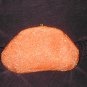 Vintage 1930's butternut color Beaded Evening Clutch Purse