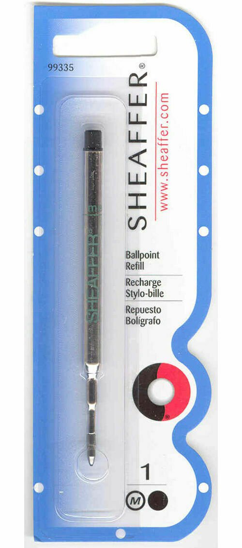SHEAFFER  Black  Medium Pt  Ballpoint Refill New In Pack  99335