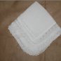 Antique White Lace Bridal Wedding Handkerchief