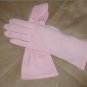Vintage 1950's Pink Cotton Gloves