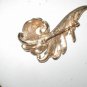 Vintage 1960's signed JUDY LEE Large Feather with Pearl Pin Brooch