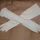 Vintage 1950's Ivory Long Dress Gloves