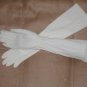 Vintage 1950's Ivory Long Dress Gloves