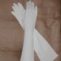 Vintage 1950's Ivory Long Dress Gloves