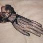 Vintage BLACK Fishnet Gloves