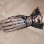 Vintage BLACK Fishnet Gloves