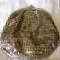 Vintage 1940's Silver Metal Mesh Purse w/ rhinestone clasp