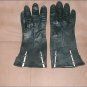 Vintage 1940's Black &White kid-leather Dress Gloves from France