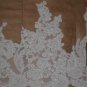 Wide Beaded French Alencon Lace Border