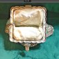 Vintage Whiting & Davis Silver metal mesh Clutch Purse w/ rhinestone clasp