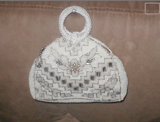 RARE Antique Art Deco Czechloslovakian Beaded Purse