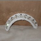 Rhinestone & Pearl Bridal Headpiece on a Comb