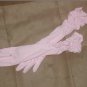 Vintage 1940's Pink Long Formal Gloves