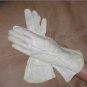 1930's Vintage IVORY Kid Leather Hi-Fashion Gloves