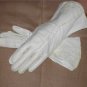 1930's Vintage IVORY Kid Leather Hi-Fashion Gloves
