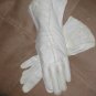 1930's Vintage IVORY Kid Leather Hi-Fashion Gloves