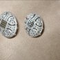 Vintage Sterling Silver Marcasite lever-back Pierced Earrings