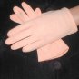 Vintage 1950's Peach Color wrist length Cotton Gloves