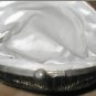 Vintage 1940's Silver Beaded Evening Bag Purse