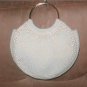 Vintage 1940's off-white Beaded Purse