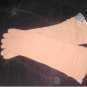 Vintage 1950's tan color Stretch Nylon Dress Gloves by HandTreat