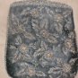 1960's Vintage Black Silk Bronze Beaded Clutch Purse