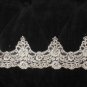 Vintage Gold Mettalic Lace Border Trim