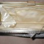 Vintage 1940's Rhinestone Gray Evening Purse