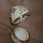Vintage Hinged handpainted Porcelin Egg Trinket Box