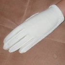 Vintage 1940's Beaded White Cotton Gloves